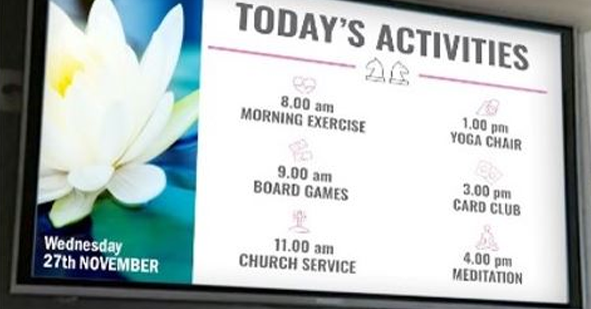 Uniting partners with Swift to install digital screens in aged care facilities