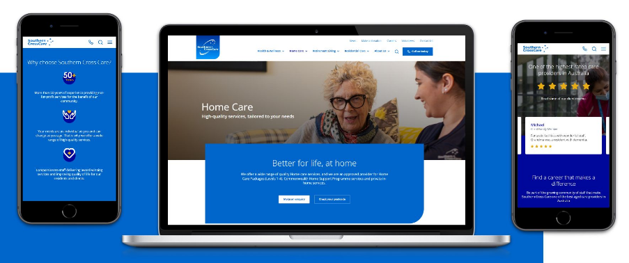 Southern Cross Care (SA, NT & VIC) launches new website
