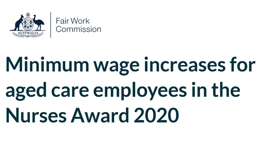 Dept mum on funding aged care nurse pay rise from 1 March