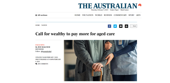 Finally front page news: peaks and providers band together to push for increase in consumer contributions