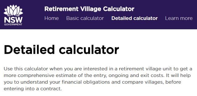 NSW Fair Trading releases new retirement village fee calculator – and inquiry dates for community consultations