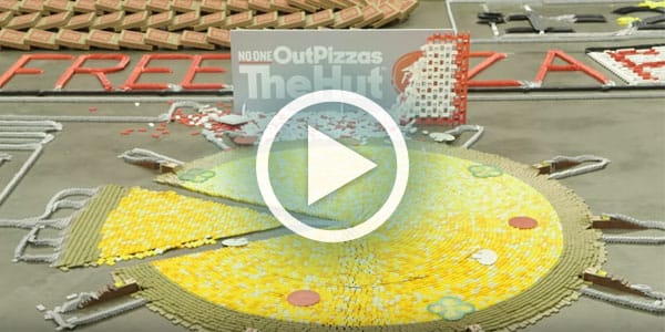Did Pizza Hut’s attempt to “knock down” Domino’s backfire?