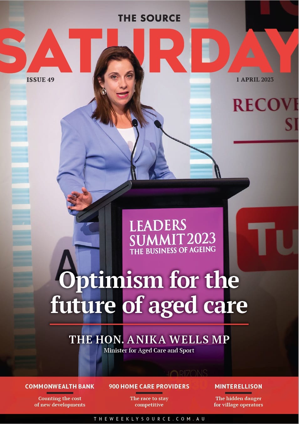 ISSUE 49 - The Hon. Anika Wells MP, Minister for Aged Care and Sport  post image