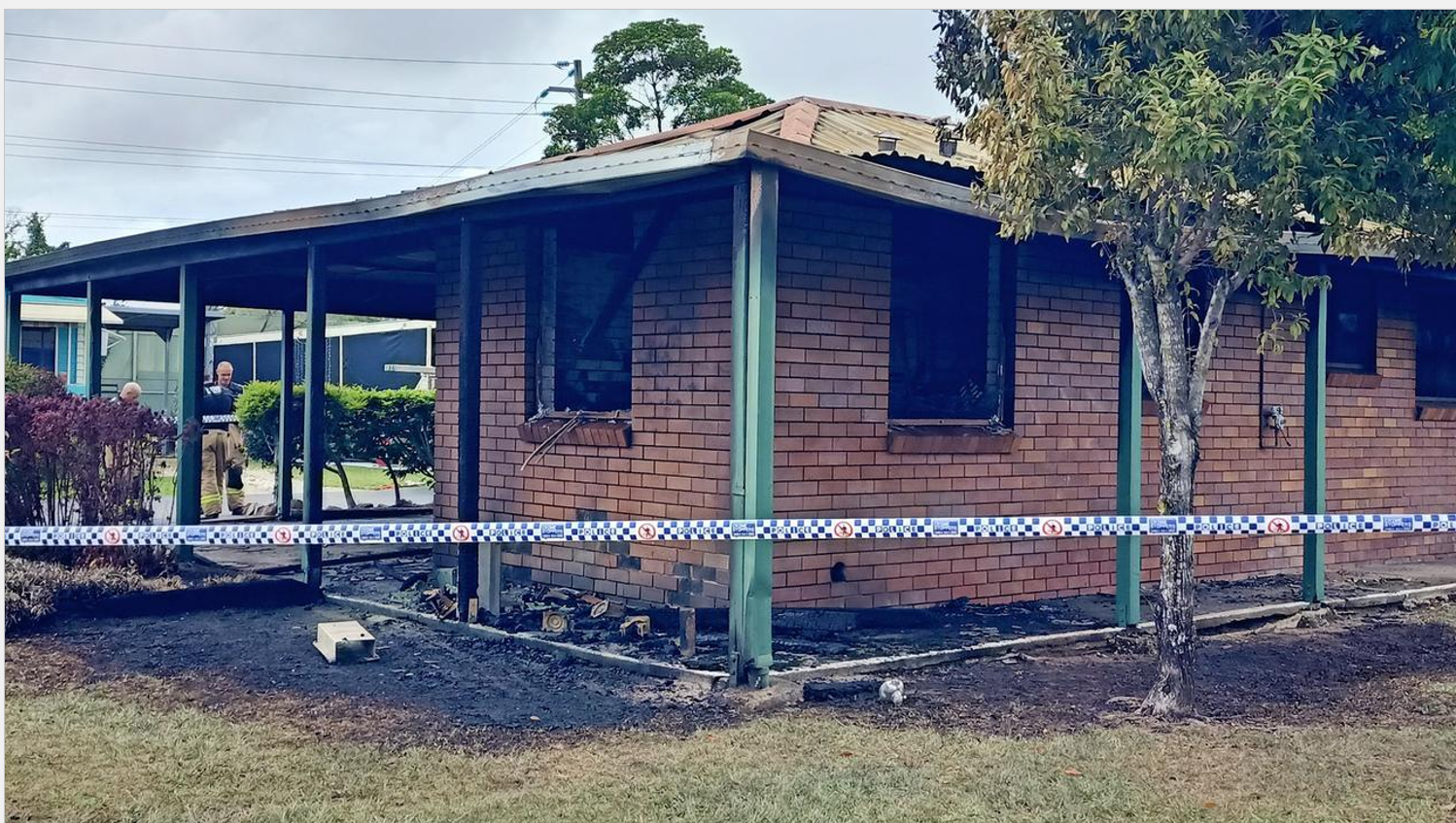 Crime scene declared after fire in land lease community