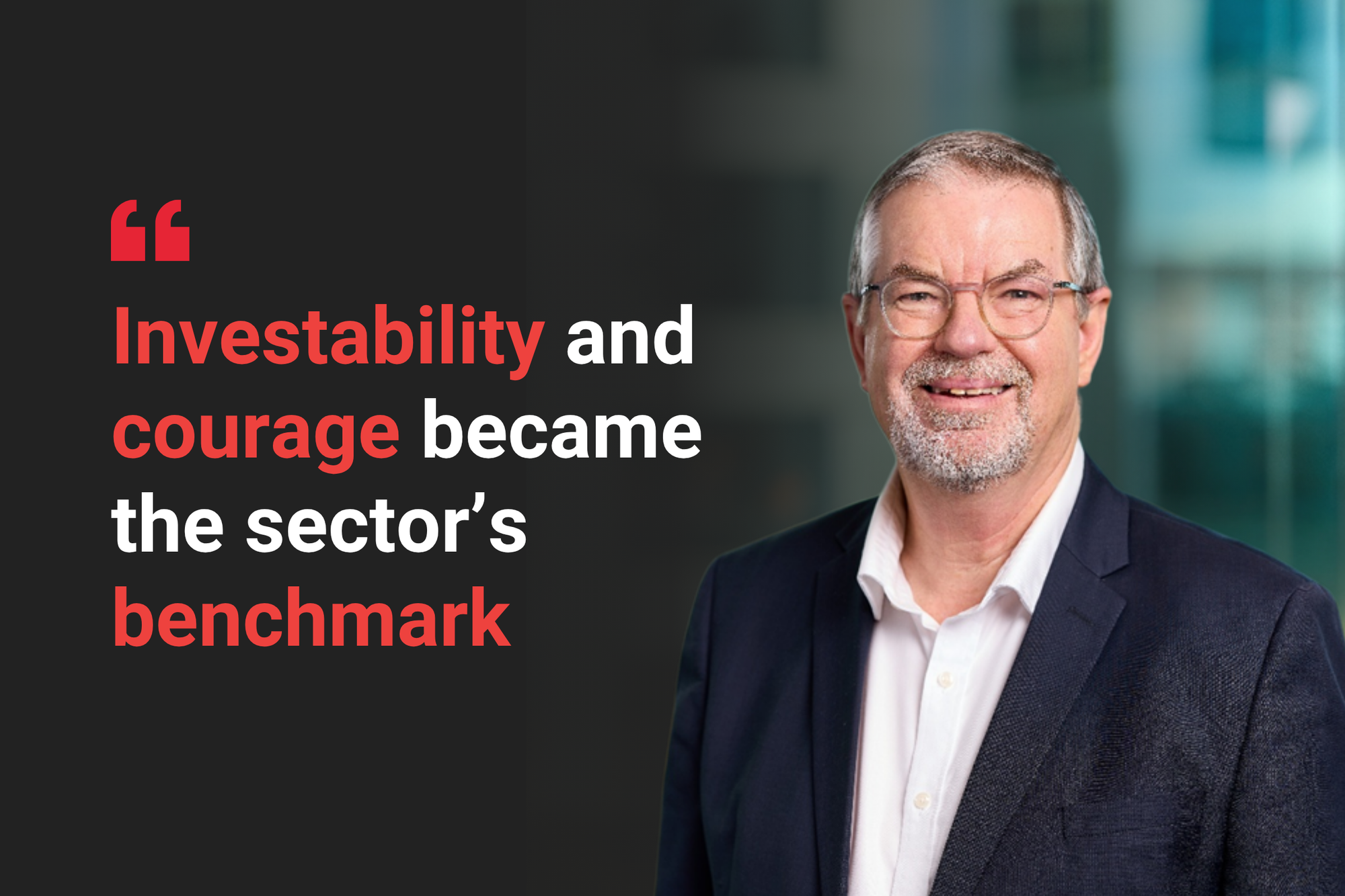 The sector’s financial conscience steps back  post image