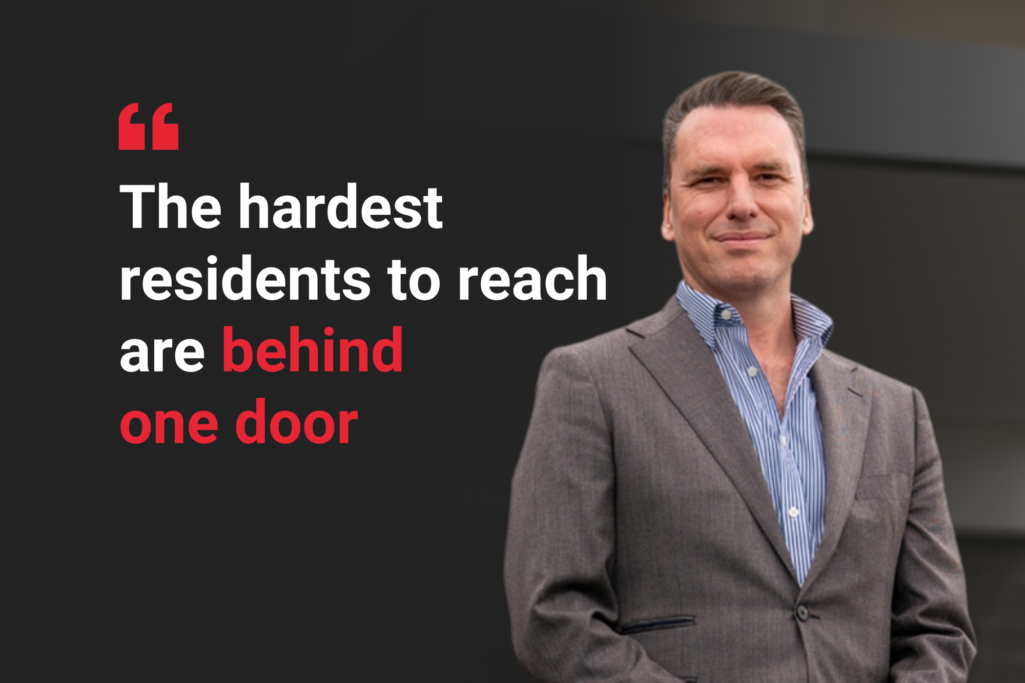The bedroom door is where aged care still loses residents 
                                                    post image