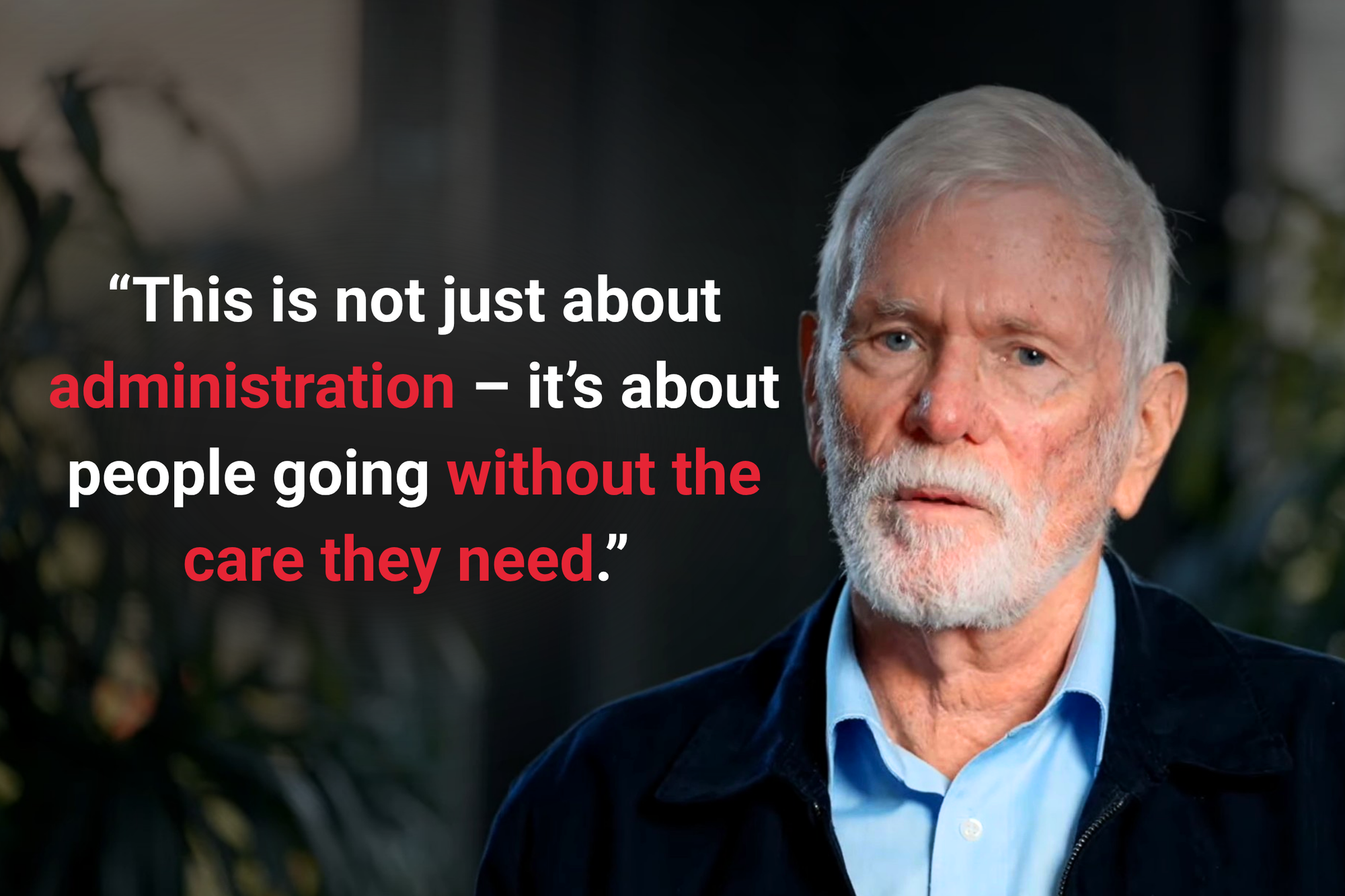 “Living without care is a crisis”: RVRA sounds warning