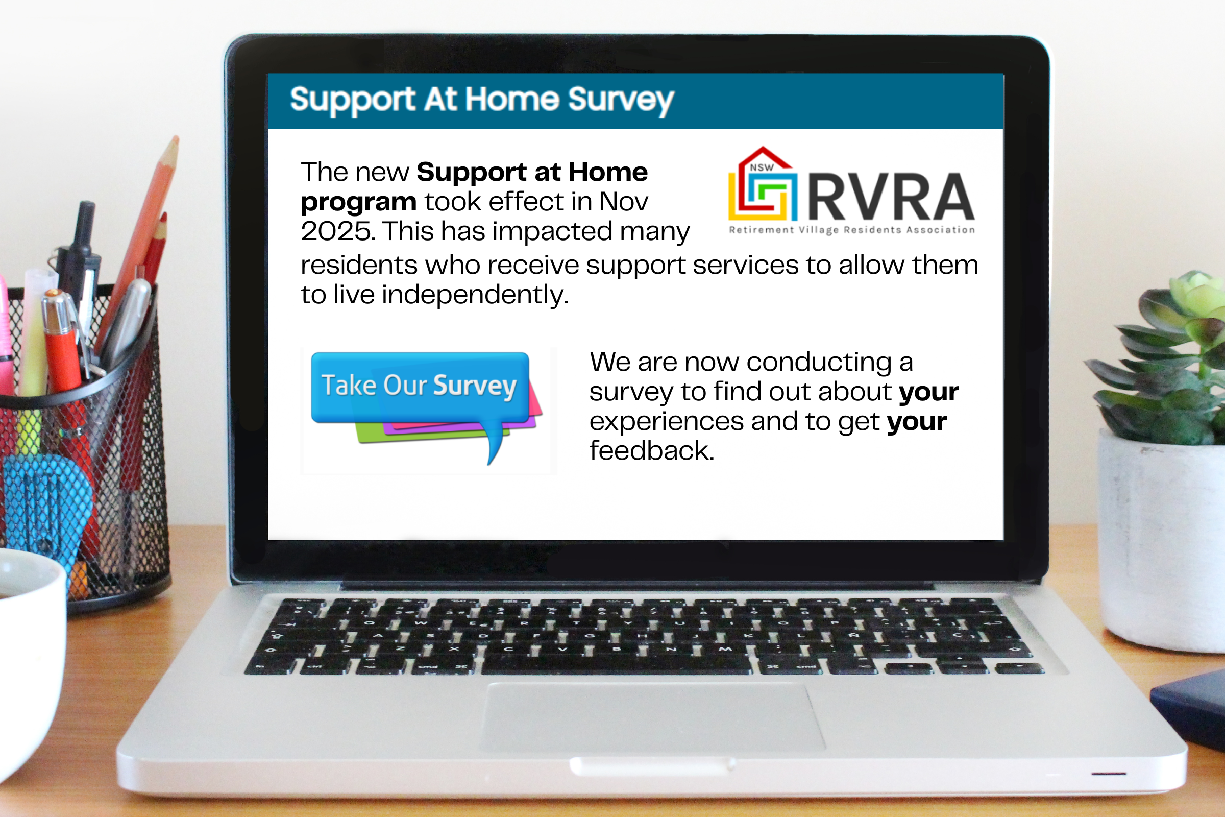 Retirement village residents nationwide invited to take part in new survey 
                                                    post image