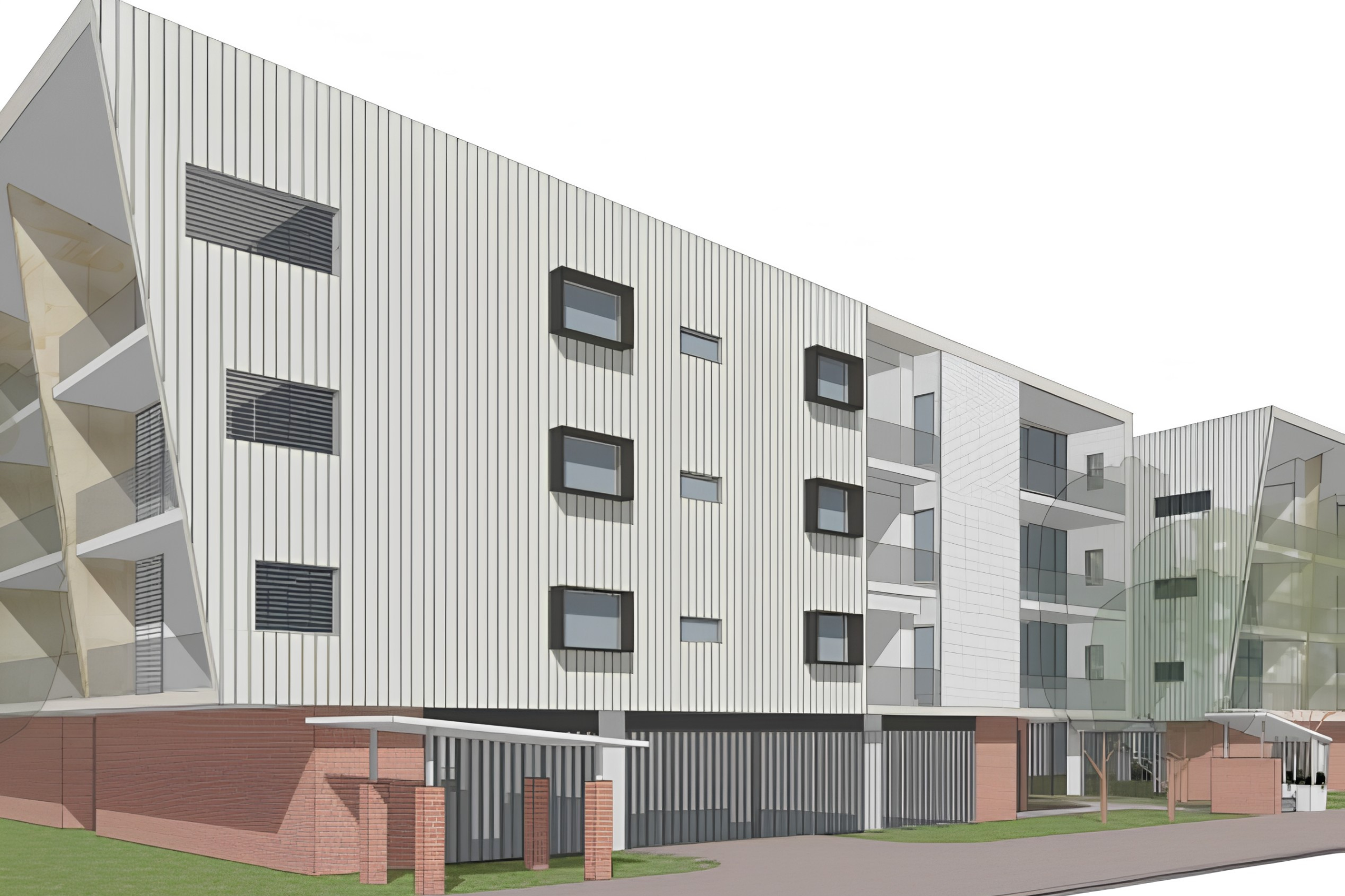 Impression of the new four-storey addition. Supplied: Gary Batt Associates Architects