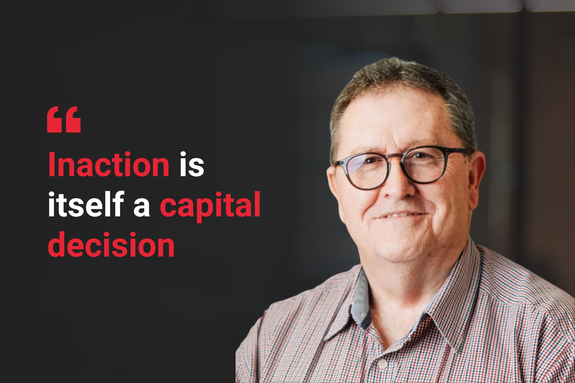 One aged care home required every two days – but capital isn’t the problem. It’s courage 
                                                    post image