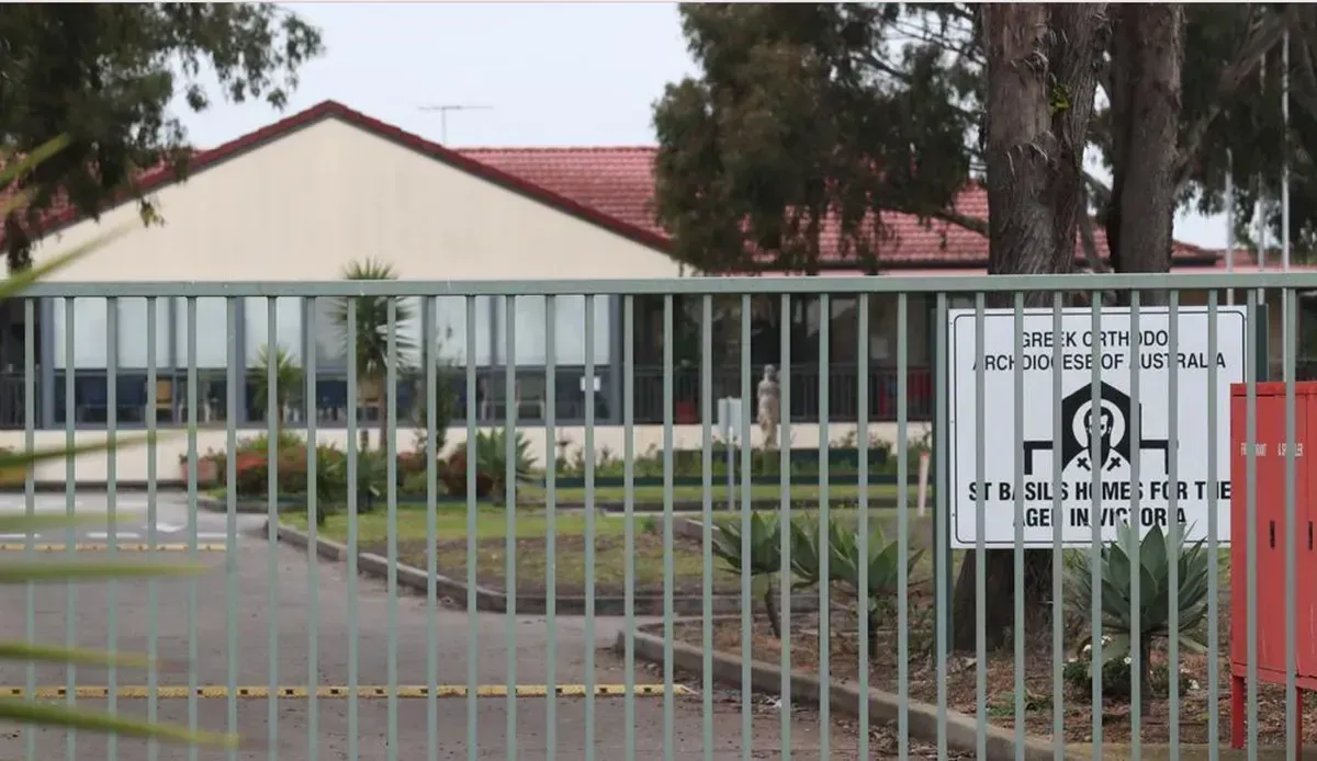 at St Basil's Home for the Aged in Fawkner, Melbourne, which occurred between July and August 2020.