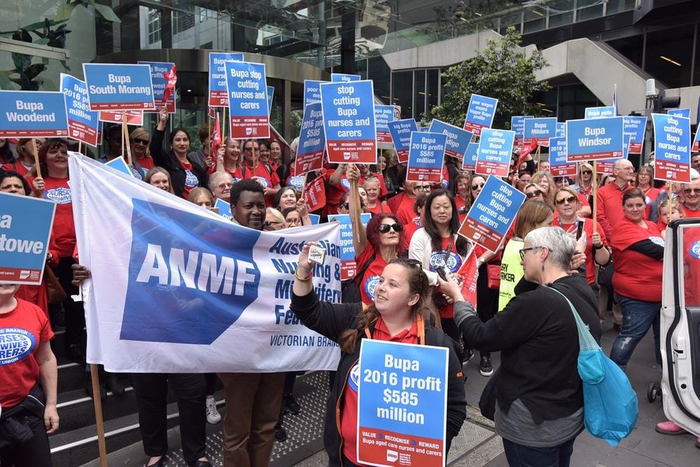 Nursing union increases aged care pressure across the country – first ever workers strike post image