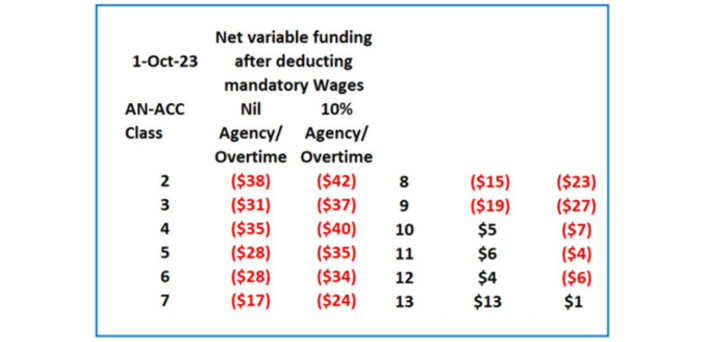 Residential care providers losing up to $29,000 a year on low-care needs residents under AN-ACC, says consultant post image