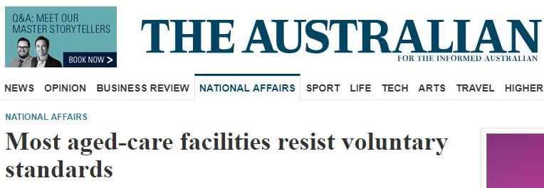 Less than 10% of aged care providers have adopted voluntary reporting of clinical data: The Australian post image