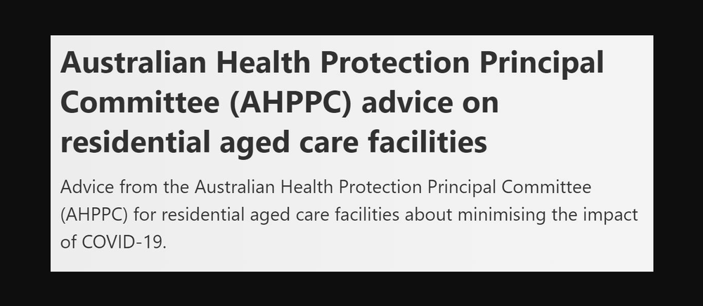 Providers reject PM’s call for visitor restrictions on aged care homes to be lifted – Tasmania refuses to back down on ban post image