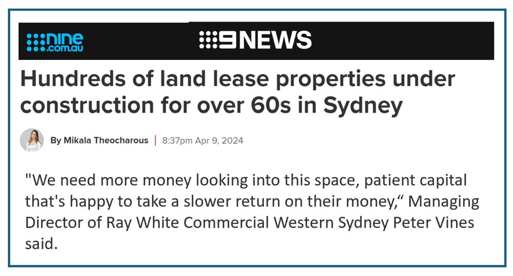 How often in your career do you experience a gold rush that fundamentally changes the dynamics of an industry? Think land lease post image