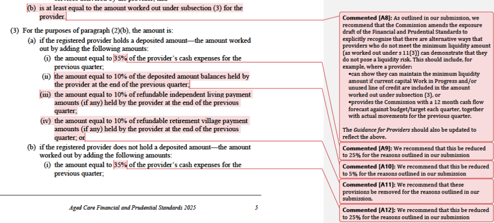 Reduce liquidity ratios for aged care providers: Ageing Australia's submission to Aged Care Quality and Safety Commission post image
