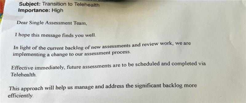 Elderly couple conduct their own observations as Single Assessment System moves to phone calls to clear backlog post image