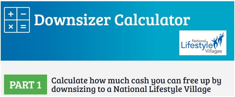 LLC operator National Lifestyle Villages launches Downsizer calculator: “How long will my money last in retirement” post image