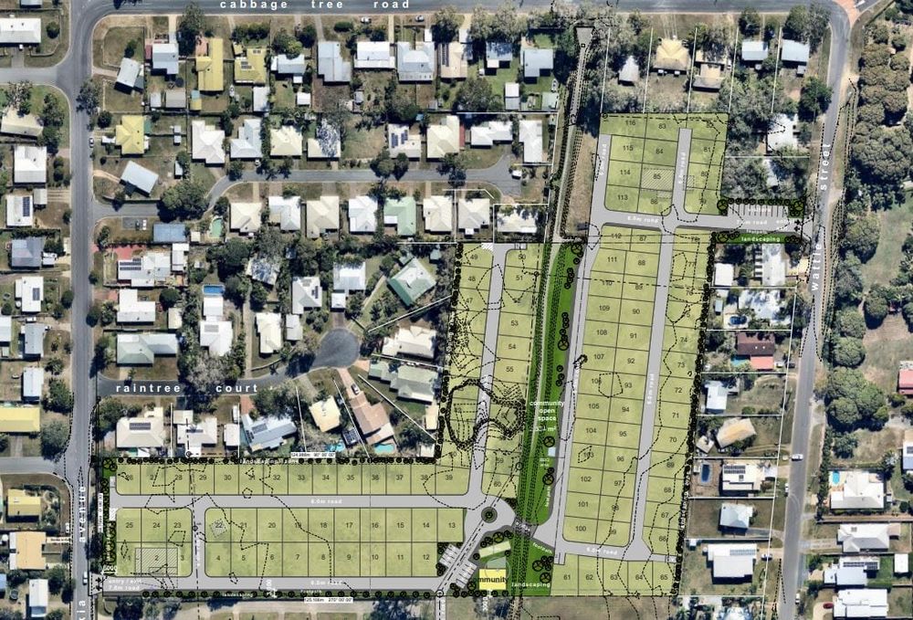 New village entrant plots 116-unit Manufactured Homes Estate retirement village for Mackay – replacing a house and shed post image