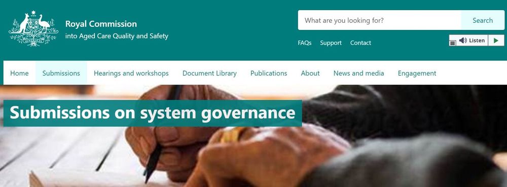 Just five days left to have your say on the relationship between Government and aged care providers – no guarantee of a hearing because of COVID-19 post image