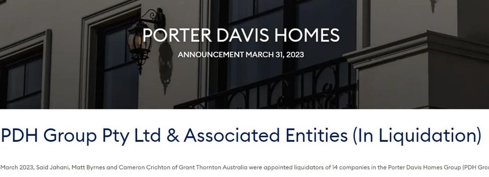 Stockland and Mirvac hit by Porter Davis Homes and other builders going into liquidation post image
