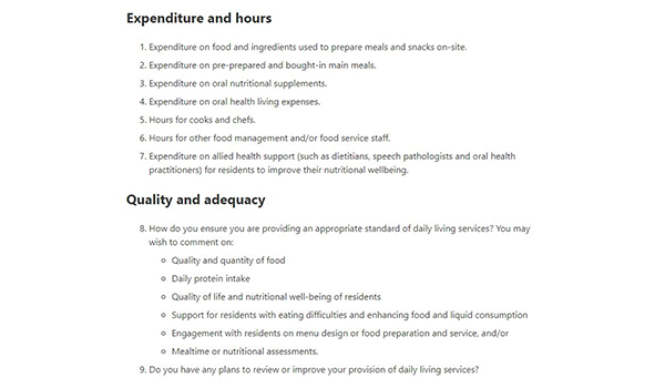 The workload required for an extra $10 per day per resident plus new home care packages released post image