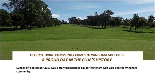 Lincoln Place’s offer to build an Over 55s facility to save Wingham Golf Club has been rejected by MidCoast Council in NSW post image