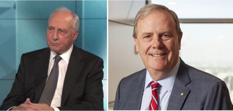 Royal Commission brings out the big guns: Paul Keating and Peter Costello to give evidence at funding and financing hearing post image