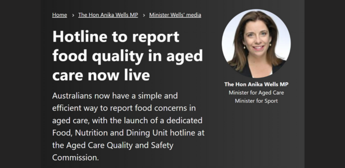 Fed Govt launches $7.4M hotline to report food complaints post image