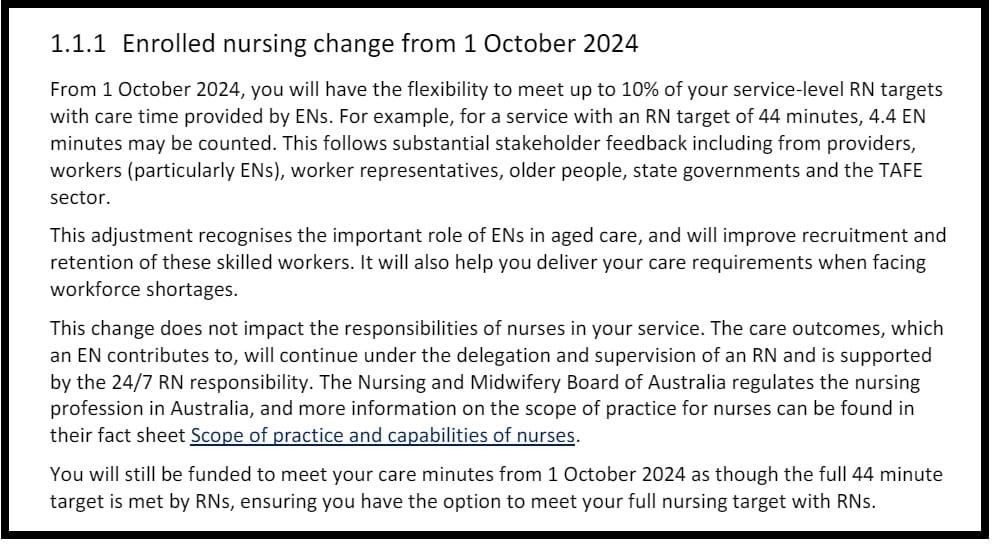 Aged care breakthrough: Enrolled Nurses to deliver RN care minutes post image