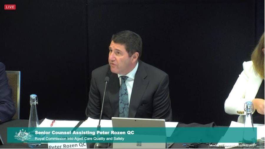 Many older people and aged care workers ambivalent about technology, Senior Counsel says – witnesses no longer required to appear in person because of coronavirus post image