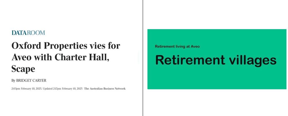 Oxford Properties Group tipped to vie for $3B+ retirement village operator Aveo post image