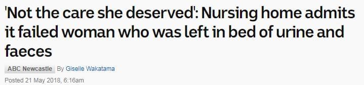 ABC puts spotlight on failures at Newcastle aged care home – one year later post image