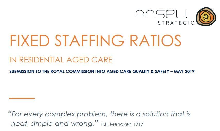 ANMF launches thinly veiled attack on Ansell Strategic’s Royal Commission submission on staffing ratios research post image