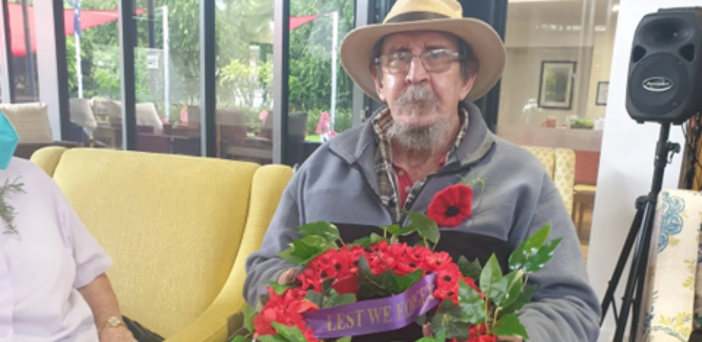Kewarra Aged Care Centre resident Raymond Arriola reflects on a military life post image