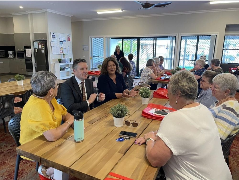 What happened when Health and Aged Care Minister Mark Butler called in to Oak Tree Retirement Villages Rutherford post image