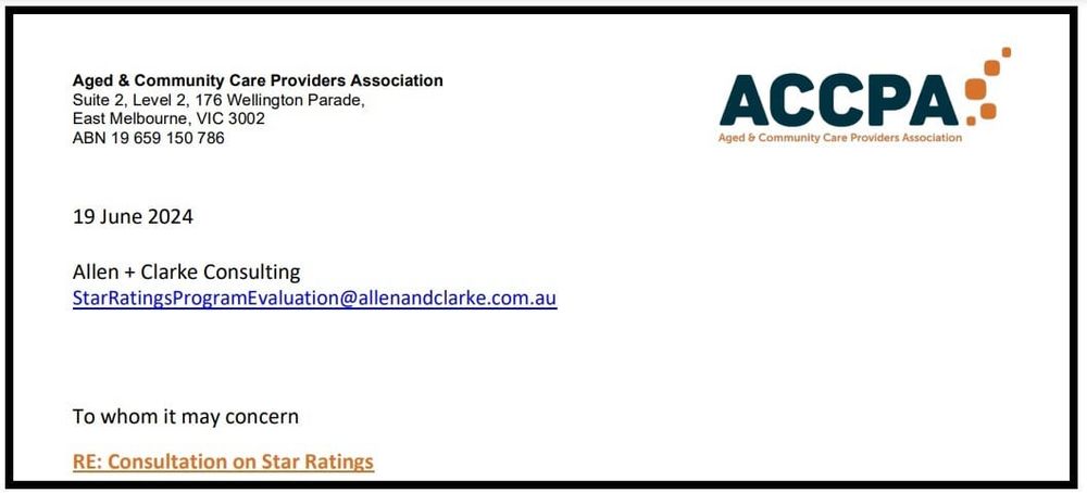 Star ratings have "significant limitations": ACCPA post image