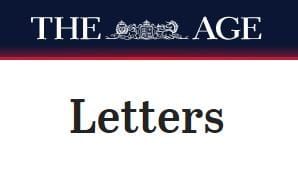 Two letters to The Age last week post image