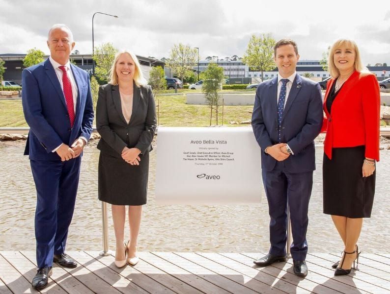 Aveo opens first stage of $30M Bella Vista (Sydney) village development post image