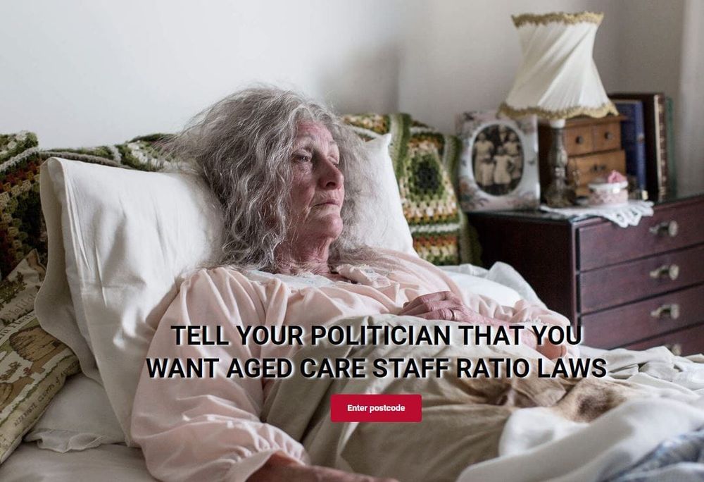 AMNF increases pressure on politicians in its ‘More Staff for Aged Care’ campaign post image