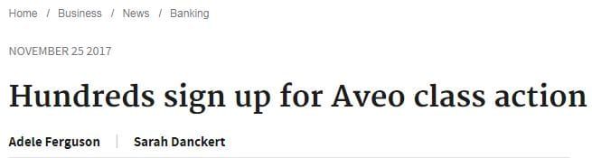 Aveo Class Action in Fairfax spotlight but stumbles at the starting post post image