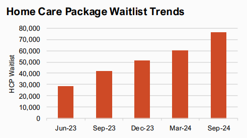 Govt to release 83,000 Home Care Packages in 2025-2026 with 76,000 on the wait list post image