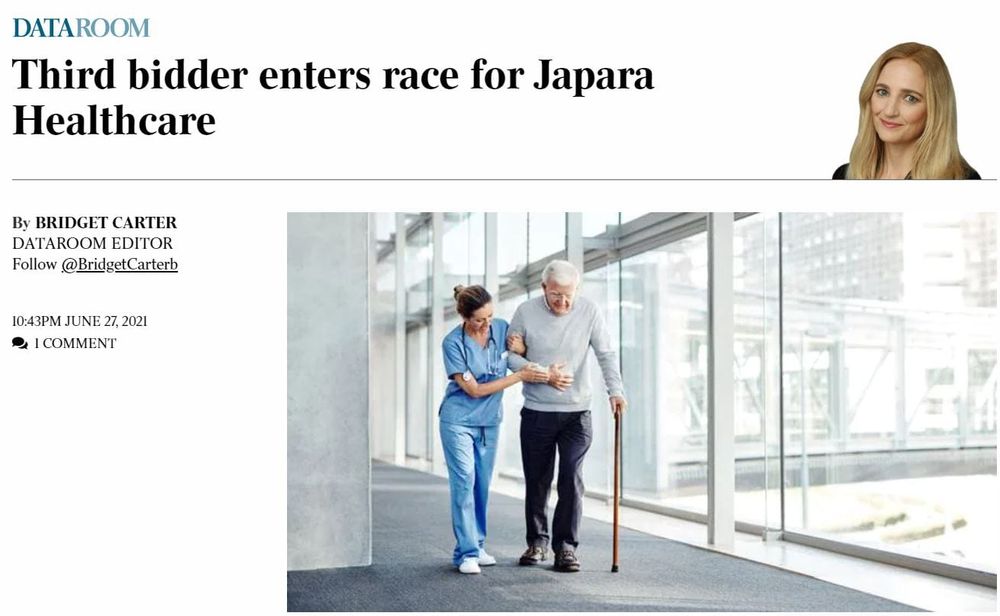 Mystery third bidder goes to bat for Japara Healthcare: The Australian post image