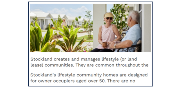 Lifestyle Communities goes to court to protect brand against Stockland post image