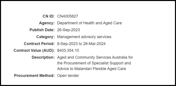 ACCPA awarded $400,000 to consult to 30-year-old NT aged care service post image