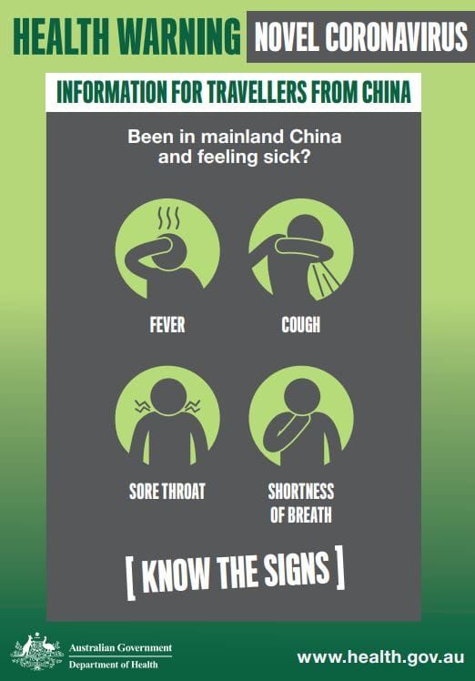 Dept of Health issues guidelines warning aged care staff and families to take precautions against coronavirus post image
