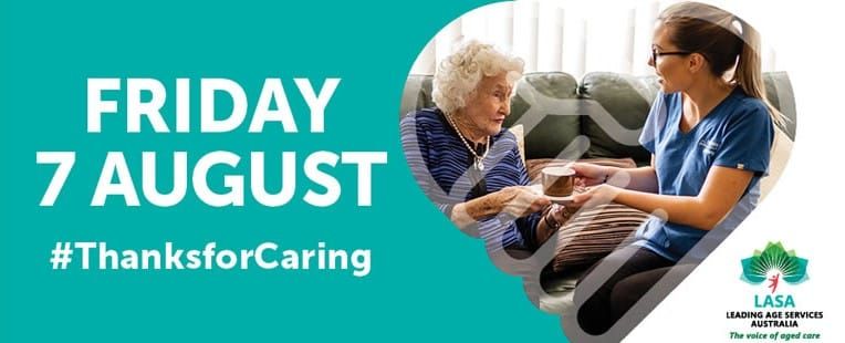 Australia to say #ThanksforCaring to aged care workers on 7 August post image