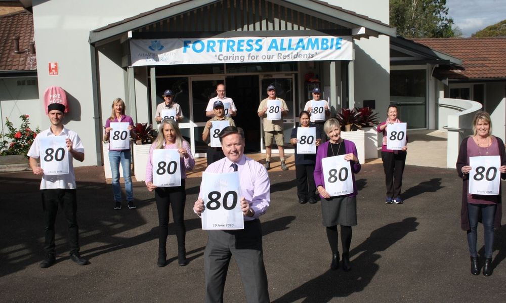 Allambie Heights Village aged care home marks 80 days without colds, flu or COVID-19 post image