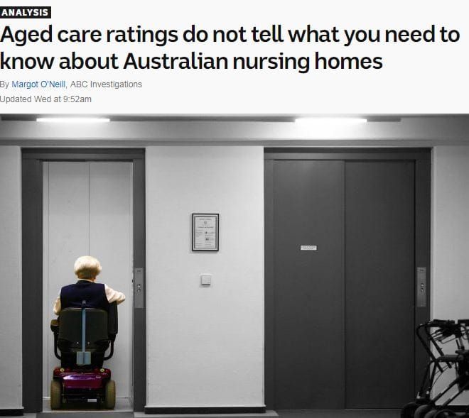 ABC highlights lack of clinical data in aged care – after “coming across” VIC aged care manager manual post image
